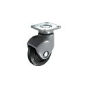 ハンマーキャスター 400P0S-FR130 静音樹脂 自在 ゴムB車130mm 400 335-0029【キャンセル不可】 静音樹脂製キャスター