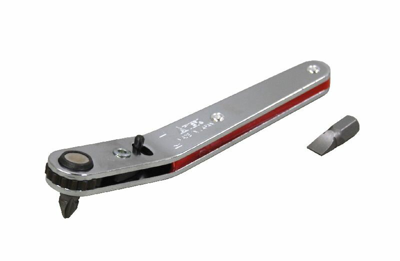 アネックス ANEX 426 ベントアップヘッド型オフセットラチェットドライバー 426 兼古製作所 超短ビット付 ビットの着脱が簡単 ラチェットハンドル