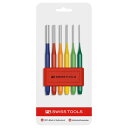 【即納在庫品】「直送」PBスイスツール PB SWISS TOOLS 755BLRBCN 755BLRBCN 平行レインボーピンポンチ6本セット ホルダー付き ...