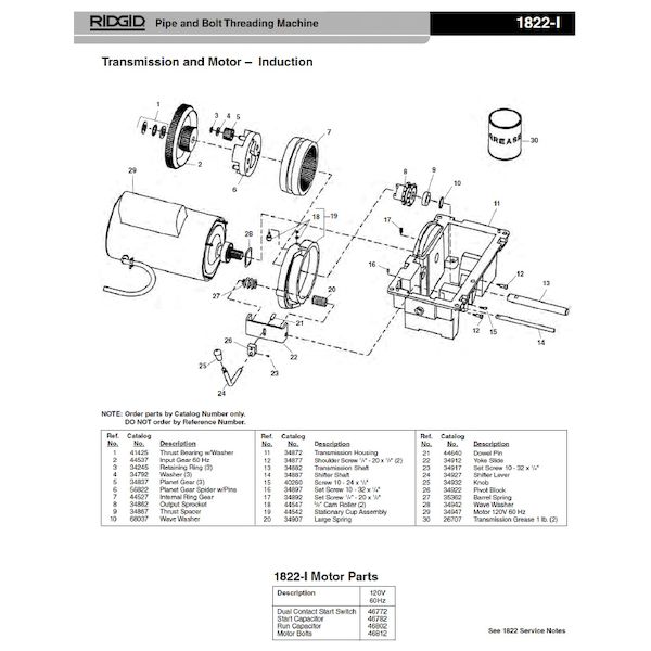 リジッド RIDGID 34877 ショルダー ボルト F/924