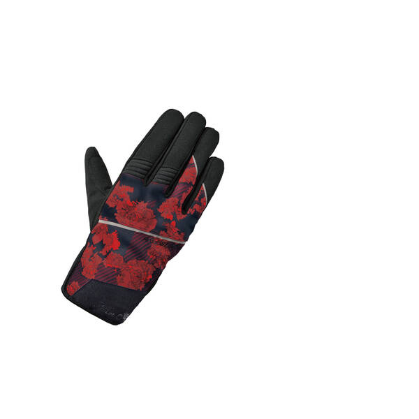 J-AMBLE RSG-340/RD FLOW/L RossoStyleLab (ロッソスタイルラボ) バイク用 アクティブウィンターグローブ レッドフラワー L RSG-340 RSG340RDFLOWL