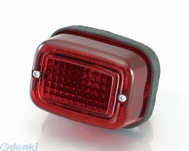キタコ KITACO 801-0500200 テールランプ カク・ミニ 8010500200 汎用 角型テールランプ 赤色 レッド ..