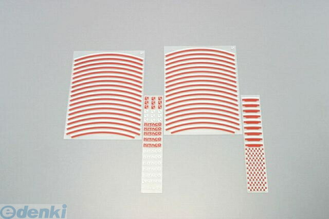 (LINEクーポン有)キタコ KITACO 000-0900310 リムラインテープ SL／RD 0000900310 リムラインシート シルバー SILVER＋RED