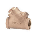 【即納在庫品】【1個入】【個人宅配送不可】KITZ キッツ YR-40A 直送 代引不可・他メーカー同梱不可 青銅製Y形スイングチャッキバルブ ねじ込み形 125型 YR40A