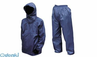 ケイワーク K-WORK 4939645401643 お買い得上下組ヤッケ W-300 LL ネイビー