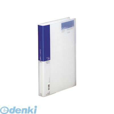 リヒトラブ LIHIT LAB. A-946-アイ 名刺ホルダー Card EX・S A4・S型 藍 4903419832469 LIHITLAB 名刺ファイル 片面ポケット ヨコ入れ