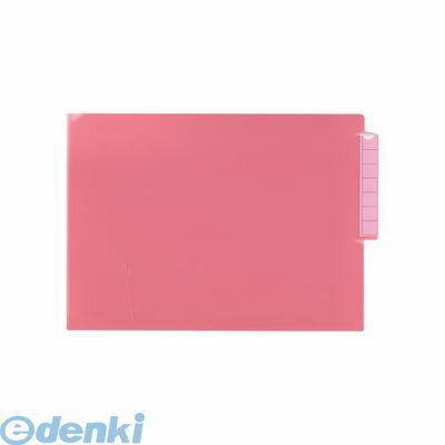 (LINEクーポン有)リヒトラブ LIHIT LAB. HK708-18 カルテフォルダー シングルポケット A4 18クリスタルピンク 4903419189105 カラーカルテフォルダー