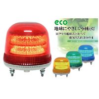 &nbsp;日恵製作所&nbsp;06-6908-6930こちらの商品は、各色セットではございませんのでご注意ください。 ●VL17M型　φ170 大型LED回転灯 ●大きな発光面積で視認性抜群独自の2段構造反射板に超高輝度LEDを160個（緑と青は128個）配置。大きな発光面積を確保することで、上下方向からの視認性も増しています。●外部で回転・点滅を制御可能回転と点滅を外部入力で制御できます。また内部ディップスイッチにて、高速回転と低速回転の切り替えや全点滅と上下交互点滅の切り替えができるので、お好みのほうを選ぶことができます。●長寿命・高耐久性・省エネルギー光源には超高輝度LEDを使用。電球に比べ消費電力が少なく、さらに振動にも強いため長寿命。流動式のためモーターなどの磨耗トラブルもなく、長くご使用できます。●メロディ・警告音内蔵型もありますスピーカーを搭載した機種では、2種のメロディと2種の警告音の電子音を出力できます。内蔵メロディは「Its a small world」と「キラキラ星」から選択ができます。※JASRAC許諾済み仕様 分　　類 定格電圧 型　　式 グローブ色 LED数 制御入力 電子音出力 消費電力 閃光数 使用電圧範囲 使用温度 質量 回転 点滅 大型LEDニコモア AC/DC12V VL17M-012A□△ 赤・黄 160 ● - 12W 低速100回/分高速220回/分 50回/分 10.8〜13.2V -10℃〜50℃ 790g 緑・青 128 VL17M-012B□△ 赤・黄 160 ● ● 15W 830g 緑・青 128 AC/DC24V VL17M-024A□△ 赤・黄 160 ● - 12W 21.6〜26.4V 790g 緑・青 128 VL17M-024B□△ 赤・黄 160 ● ● 15W 830g 緑・青 128 DC48V VL17M-D48A□△ 赤・黄 160 ● - 14W 43.2〜52.8V 820g 緑・青 128 VL17M-D48B□△ 赤・黄 160 ● ● 17W 860g 緑・青 128 AC100V VL17M-100A□△ 赤・黄 160 ● - 9W 90〜120V 980g 緑・青 128 VL17M-100B□△ 赤・黄 160 ● ● 11W 1020g 緑・青 128 AC200V VL17M-200A□△ 赤・黄 160 ● - 9W 180〜240V 980g 緑・青 128 VL17M-200B□△ 赤・黄 160 ● ● 11W 1020g 緑・青 128 AC400V VL17M-400A□△ 赤・黄 160 ● - 9W 360〜480V 980g 緑・青 128 VL17M-400B□△ 赤・黄 160 ● ● 11W 1020g 緑・青 128 保護特性はIP23（正方向取付）、ブザー音圧は最大73dB（at1m）です。 □部にはグローブ色記号が入ります。（R：赤、Y：黄、G：緑、B：青） △部にはマグネットアタッチメント記号Mが入ります。 回転と点滅では点滅が優先されます。メロディと警告音では警告音が優先されます。 JASRAC許諾番号：第535599号。電設工具・測定工具 ＞ 日恵製作所-回転灯-　