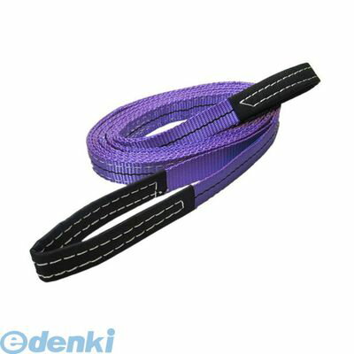 【個数：1個】 65308 直送 代引不可・他メーカー同梱不可 ベルトスリングE型 両アイタイプ 幅　25mm　長さ　7m