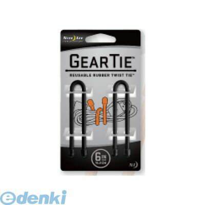 NITE IZE 0094664018037 ギアータイ 2P NI01803 ブラック NITEIZE シームーン ナイトアイズ GEAR TIE NITE IZE 0094664018037 ギアータイ 2P NI01803 ブラック NITEIZE シームーン ナイトアイズ GEAR TIE