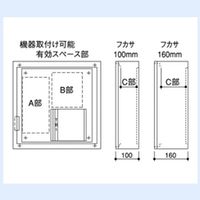 内外電機 Naigai SAC04TMEW 直送 代引不可・他メーカー同梱不可 スペース付電子式警報盤 無電圧接点受用 ASE-4MAS-A