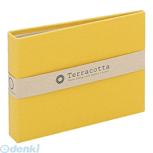 Other - ナカバヤシ 37836 Terracotta【テラコッタ】ナカバヤシ／ポケットアルバム／L判ヨコ／イエロー TER−LP−70−Y 37836 布クロスポケットアルバムテラコッタ