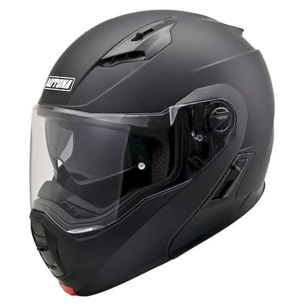 デイトナ DAYTONA 46536 バイク用 ヘルメット フルフェイス SG規格 ABS＋PC フリップアップ ピンロックシート付属 インナーバイザー ／ スピーカーホール 装備 DN−004LT マットブラック XLサイズ 61−62cm