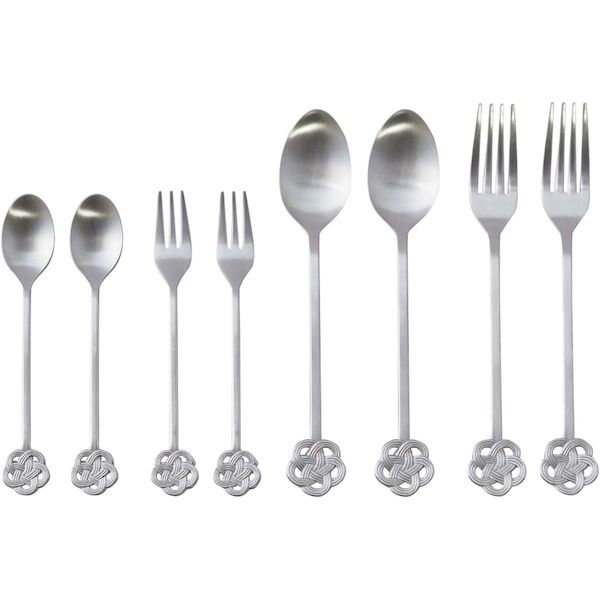 高桑金属 407293 mizihiki カトラリー 8PC シルバー