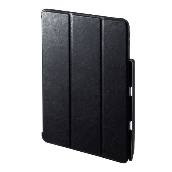 サンワサプライ PDA-IPAD1614BK iPad 10．2インチ Apple Pencil収納ポケット付きケース ブラック PDAIPAD1614BK