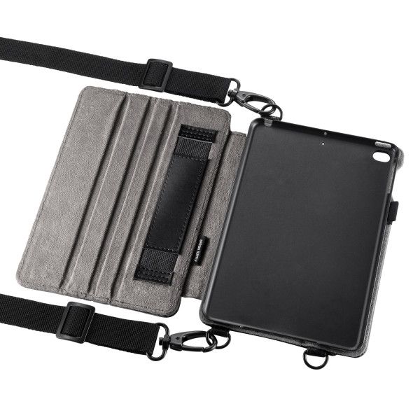 サンワサプライ PDA-IPAD1812 iPad mini スタンド機能付きショルダーベルトケース PDAIPAD1812