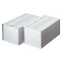 サンワサプライ FCD-PU100MWN Blu−ray・DVD・CDケース スリムタイプ・100枚セット・ホワイト FCDPU100MWN