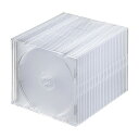 サンワサプライ FCD-PU30CLN Blu−ray・DVD・CDケース スリムタイプ・30枚セット・クリア FCDPU30CLN(2)