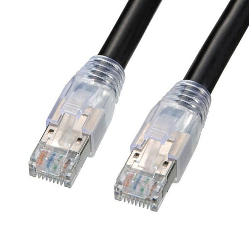 サンワサプライ KB-T6AAD-10BK カテゴリ6A屋外用LANケーブル KBT6AAD10BK サンワサプライ KB-T6AAD-10BK カテゴリ6A屋外用LANケーブル KBT6AAD10BK