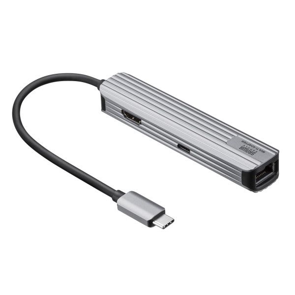 サンワサプライ USB-3TCHLP7S USB Type－Cマルチ変換アダプタ HDMI＋LAN付 USB3TCHLP7S