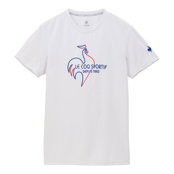 ルコック le coq sportif 4947563917245 QTMXJA07 SUNSCREEN プラクティスシャツ ホワイト サイズ：M