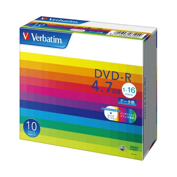 Verbatim 4991348062057 DVD－R 4．7GB DHR47JP10