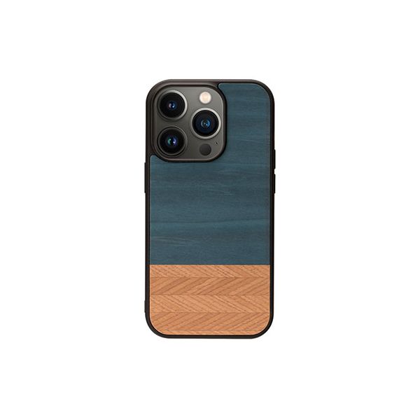 yF1zI23633I14P  sE[J[s Man  Wood VR؃P[X for iPhone 14 Pro Denim wʃJo[^