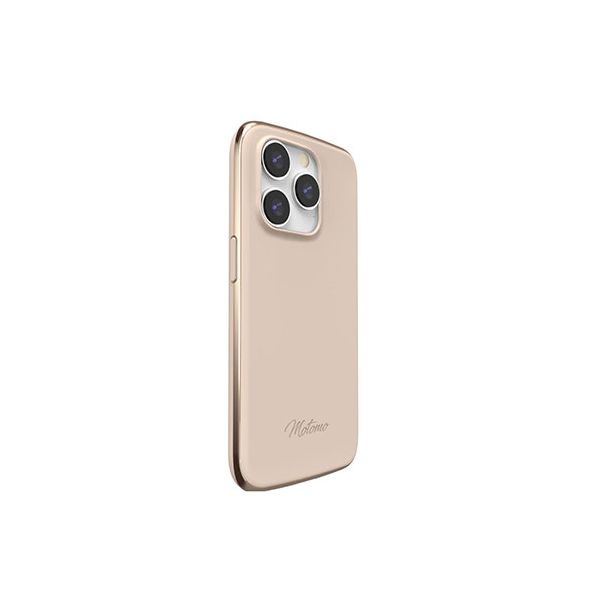 MT24286I14PBG 直送 代引不可・他メーカー同梱不可 motomo INO LINE INFINITY CASE for iPhone 14 Pro ウォームベージュクロームゴールド 背面カバー型