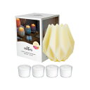 【個数:1個】OFFTI-06663201 直送 代引不可・他メーカー同梱不可 ペガサスキャンドル offti キャンドルホルダー ブルーミン アイボリー/ピュ...