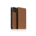 SD24299I14BR 直送 代引不可・他メーカー同梱不可 SLG Design Hybrid Grain Leather Case for iPhone 14 Saddle Brown 手帳型