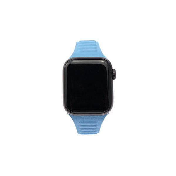 WP23195AWCB 直送 代引不可・他メーカー同梱不可 WEARPLANET Slim Line マグネットリンクバンド for Apple Watch 45／44／42mm Ciel Blue