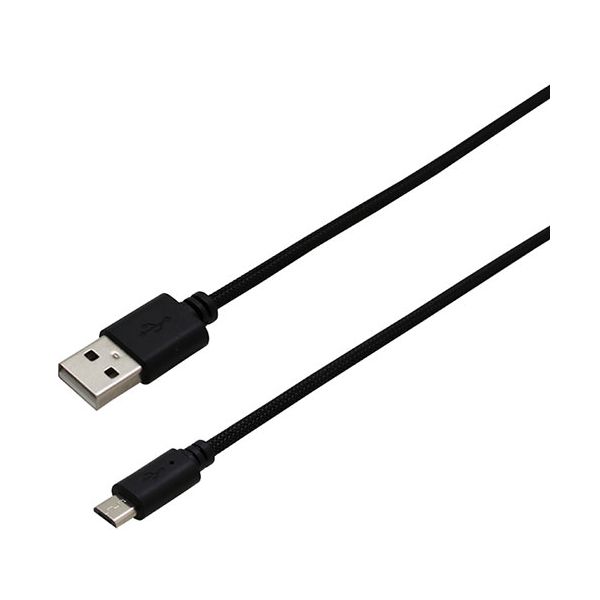 WSMSC100BKX5 直送 代引不可・他メーカー同梱不可 5個セット wantobe 高耐久 MicroUSBケーブル