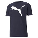 PUMA プーマ 4063697145740 588860 ACTIVE ビッグロゴ Tシャツ ピーコート サイズ：XL