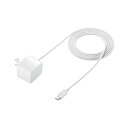 【個数:1個】ACA-IP45WX5 直送 代引不可・他メーカー同梱不可 5個セット サンワサプライ microUSBケーブル一体型AC充電器 2.1A・ホワイ...