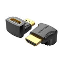 【商品説明】4K対応 HDMI 90°折れ Male to Female アダプター 2個入りこの商品は HDMI90度 オス to メス アダプター「2個入り」です。VENTIONのHDMI 90度L型 変換アダプタは、L型のデザインが狭いコーナースペースで不便なルーティング問題を解決することができます。 また、パソコン横やモニターなどに取り付けることにより、壁面すれすれまで本体を設置する事ができます。無理な角度にケーブルによる本体や接続口への負担も減り思わぬトラブルを回避できます。普段使っているパソコンやAV機器がHDMIに対応していなくても、接続することで、画像や映像を見ることができる便利なHDMIアダプターです。 劣化することもなく、信号を転送することができます。 制御信号も送ることができるので、複数の機器を操作することも可能です。転送・拡張をHD画質で、インターフェイスの拡張 / 保護によってプラグの抜き差しの繰り返しを防ぎます。4K HDディスプレイをサポート / 3D　ステレオビジュアルエフェクトと後方互換性にサポートしています。【4KHDマルチディスプレイをサポート】4K/60Hz解像度でオーディオビデオを両方出力します。HDMI変換アダプタは、3D映像伝送に対応しています。 ・【拡張、HDMIインターフェースを保護】:良質な素材採用、耐久性を向上します。金メッキの端子が経年変化による信号の劣化が起こりにくいです。純度99.996%OFC(無酸素銅)、混信抵抗、シールド機能を効果的に発揮して、デジタル信号の完全性と高品質を維持するのに役立ちます。外殻はPVC防火材料を使い、耐久性もあります。【ミラー/拡張モード切替で2つのモードで楽しむ】HDMI変換アダプタは、音声と映像を同時に伝送することができます。2つの画面に同じ内容を表示するミラーモード、2つの画面に異なる内容を表示する拡張モードに対応しています。 ・【幅広い互換性】ほぼ全ての標準なHDMIポートを備えたデバイスに適用します。例えBlu-rayプレーヤー、コンピューター、AVレシーバー、Roku、 PS 5/4/3、Xbox One / 360、液晶テレビ、TV、HDTV、モニター、またはプロジェクターなどです。オーディオリターンチャンネル、HDMIイーサネットチャンネルと3D対応します。コンパクトサイズの設計で使用と持ち運びに便利になります。ブランド : VENTIONインターフェース技術 : 金メッキ解像度 : 4K/60Hzシェル : PVC色 : ブラックインターフェース : HDMIオス/HDMIメスパッケージ : PE袋送信方向 : HDMIオスからHDMIメス保証期間 : 1年間生産国 : 中国hdmi ケーブル basic モニターとパソコン繋ぐケーブル hdmi ケーブル ugreen hdmi ケーブル5m hdmi 分配器 1入力2出力 hdmi 延長ケーブル メス hdmi1.4 ケーブル hdmi ケーブル モニター hdmi ケーブル 30cm hdmi ケーブルテレビ類似商品はこちらAI-2205 直送 代引不可・他メーカー同梱1,764円AI-2199 直送 代引不可・他メーカー同梱1,425円AI-2175 直送 代引不可・他メーカー同梱1,383円AI-2229 直送 代引不可・他メーカー同梱1,764円AI-2168 直送 代引不可・他メーカー同梱1,653円AI-2212 直送 代引不可・他メーカー同梱1,425円AI-2151 直送 代引不可・他メーカー同梱1,383円AI-2144 直送 代引不可・他メーカー同梱1,653円AI-2137 直送 代引不可・他メーカー同梱1,383円AI-2267 直送 代引不可・他メーカー同梱1,383円AI-2243 直送 代引不可・他メーカー同梱1,717円AI-2236 直送 代引不可・他メーカー同梱1,404円