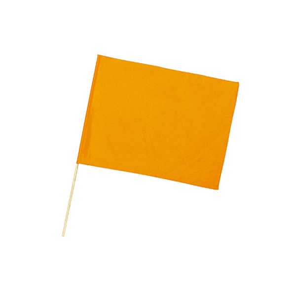 【個数：1個】ATC3253X10 直送 代引不可・他メーカー同梱不可 10個セット ARTEC サテン特大旗 メタリックオレンジ φ12mm