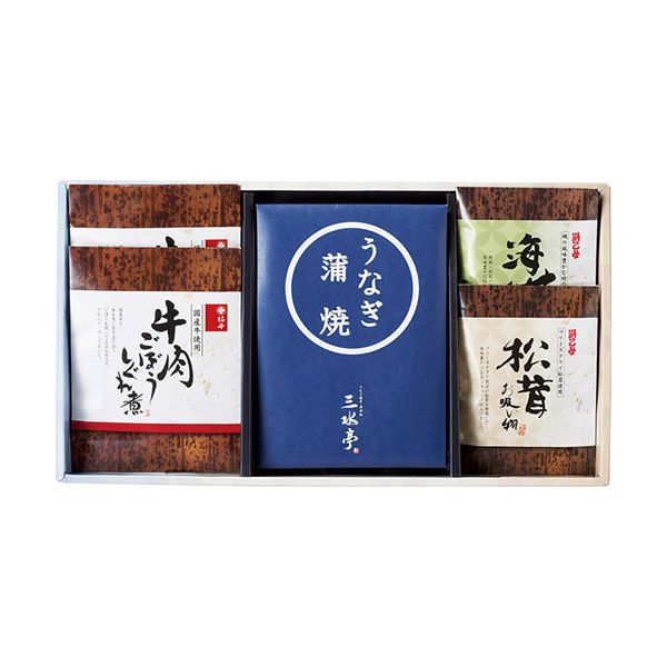 【個数：1個】B1019529 直送 代引不可・他メーカー同梱不可 三河一色産うなぎの蒲焼・柿安・お吸物セット