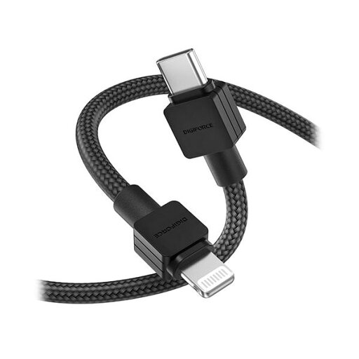 【個数:1個】D0075BK 直送 代引不可・他メーカー同梱不可 デジフォース Type−C to Lightning Cable ライトニングケーブル 1m ブラック 【個数:1個】D0075BK 直送 代引不可・他メーカー同梱不可 デジフォース Type−C to Lightning Cable ライトニングケーブル 1m ブラック