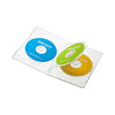 【個数:1個】DVD-TN3-10CLX5 直送 代引不可・他メーカー同梱不可 5個セット 10枚×5 サンワサプライ DVDトールケース 3枚収納・10枚セッ...