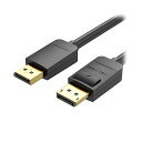 【個数:1個】HA-3110 直送 代引不可・他メーカー同梱不可 VENTION DPケーブル 4K対応 5m Black HA3110