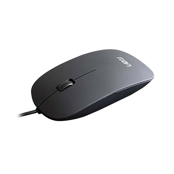【個数:1個】L-SM-BX20 直送 代引不可・他メーカー同梱不可 20個セット Lazos 静音・有線マウス ブラック LSMBX20