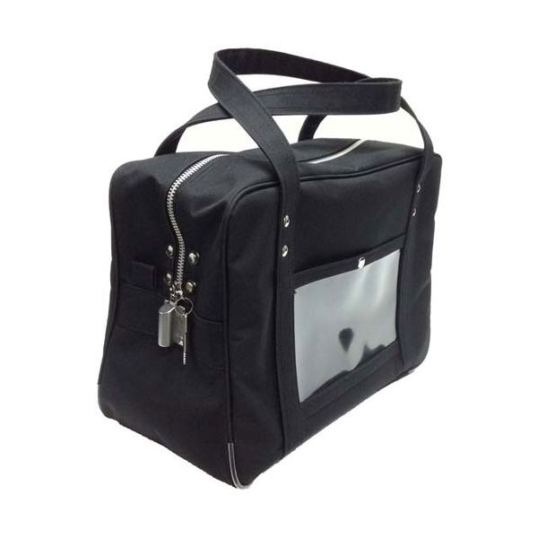 【個数：1個】MTM38458 直送 代引不可・他メーカー同梱不可 三実通商 みつみ通商 600Dポリエステルカバン 固定錠 ブラック