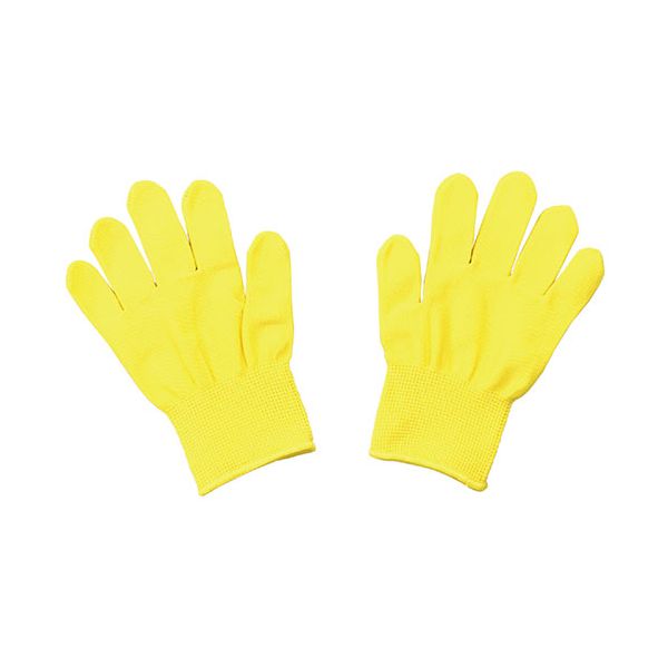 【個数：1個】ATC14598X50 直送 代引不可・他メーカー同梱不可 50個セット ARTEC カラーライト手袋 黄