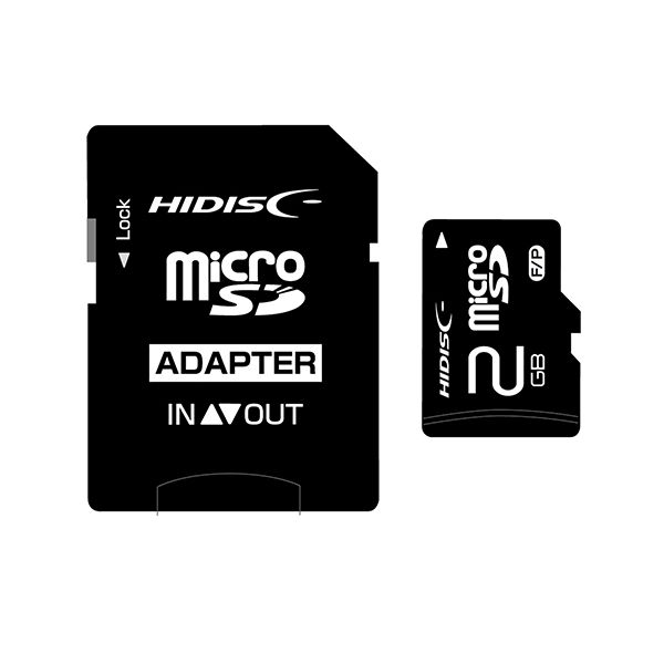 【個数：1個】HDMCSD2GCLJP3X5 直送 代引不可・他メーカー同梱不可 5個セット HIDISC microSDメモリーカード 2GB