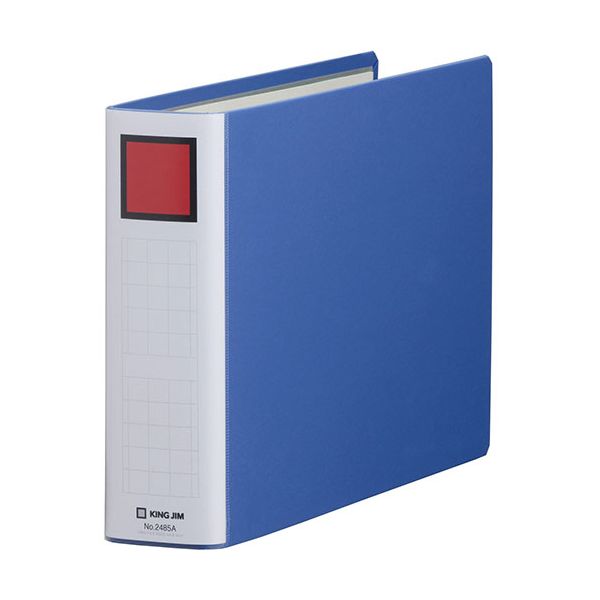 【個数：1個】KJ-2485A-BLX5 直送 代引不可・他メーカー同梱不可 5個セット KING JIM キングジム キングファイルSDDE A4E 青 KJ2485ABLX5