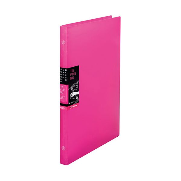 【個数：1個】KJ-476TTE-PKX10 直送 代引不可・他メーカー同梱不可 10個セット KING JIM キングジム TEFRENU バインダーノート B5 スリム ピンク KJ476TTEPKX10