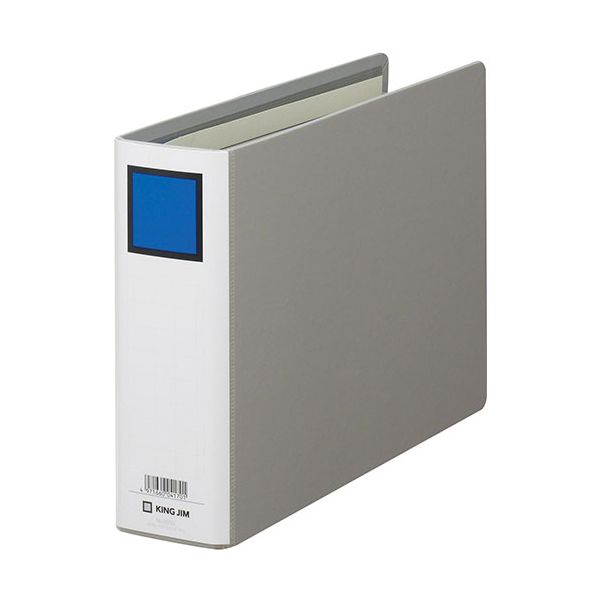 【個数：1個】KJ-965NX5 直送 代引不可・他メーカー同梱不可 5個セット KING JIM キングジム キングファイルG B5E グレー KJ965NX5