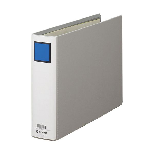 【11/25限定！抽選で最大100％ポイントバック】【個数：1個】KJ-985NX5 直送 代引不可・他メーカー同梱不可 5個セット KING JIM キングジム キングファイルG A4E グレー KJ985NX5