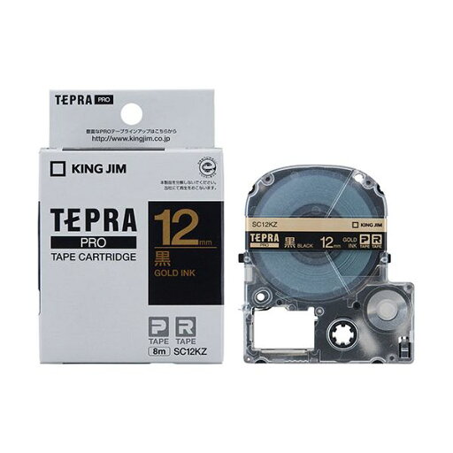 【個数:1個】KJ-SC12KZX5 直送 代引不可・他メーカー同梱不可 5個セット KING JIM キングジム テプラPROテープ 12mm 黒/金文字 KJSC12KZX5 【個数:1個】KJ-SC12KZX5 直送 代引不可・他メーカー同梱不可 5個セット KING JIM キングジム テプラPROテープ 12mm 黒/金文字 KJSC12KZX5