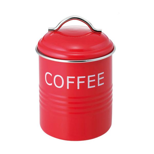 【個数：1個】SALUS204418X5 直送 代引不可・他メーカー同梱不可 5個セット 佐藤金属興業 バーネット キャニスター COFFEE 赤